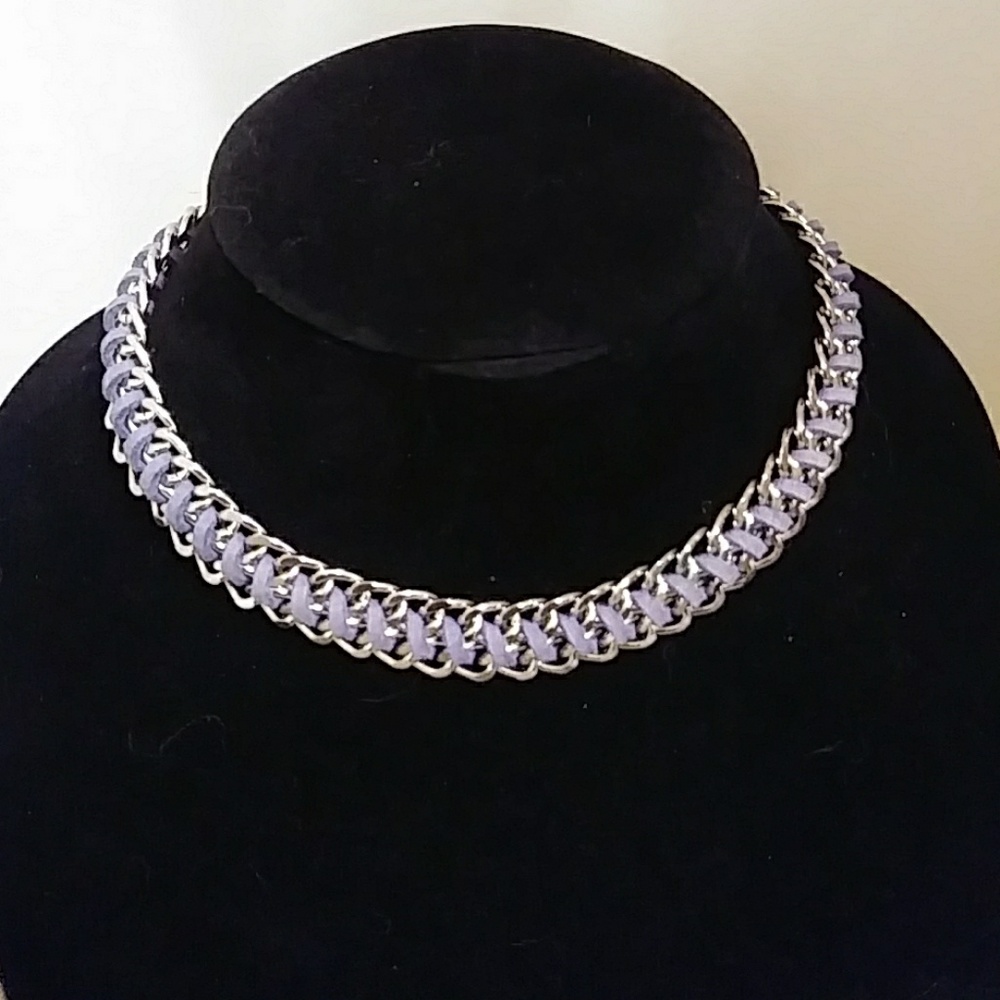 Blue Guess choker